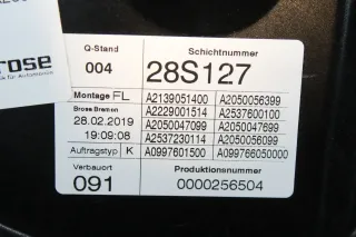 Fensterheber Motor Gestänge vorne links A2139069901 Mercedes GLC X253 Bj.19 - Bild 2