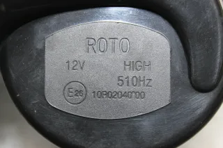 2x Hupe Signalhorn Horn Roto High 510Hz Low 410Hz BMW 5er E60 Bj.05 - Bild 3