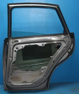 Tür mit Türscheibe hinten rechts 7W7Y Grau Seat Ibiza III 6L Bj.08 - Bild 8