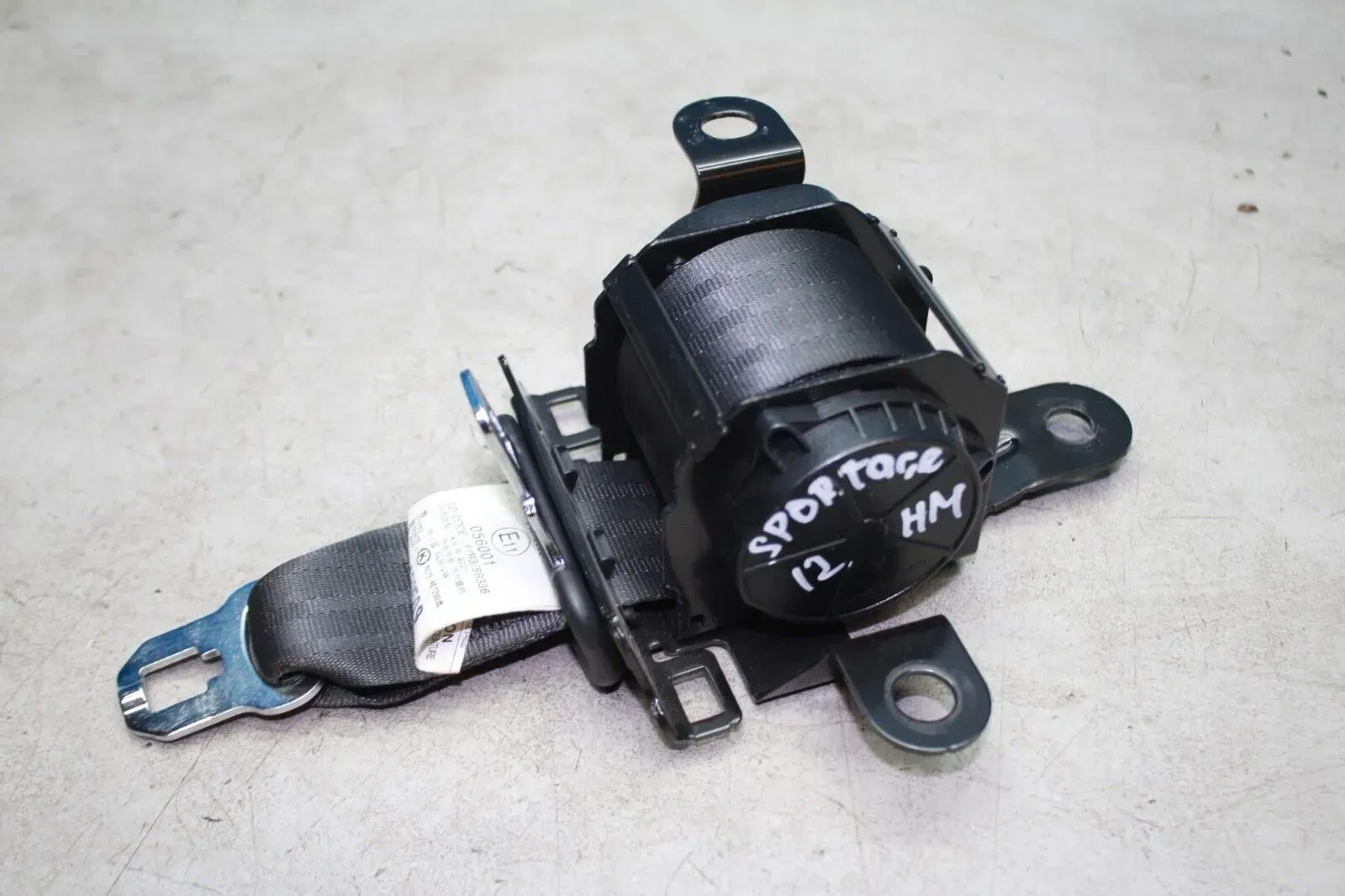 Sicherheitsgurt Gurt hinten mitte 89850-3U200WK KIA Sportage III SL Bj12 - Bild 1
