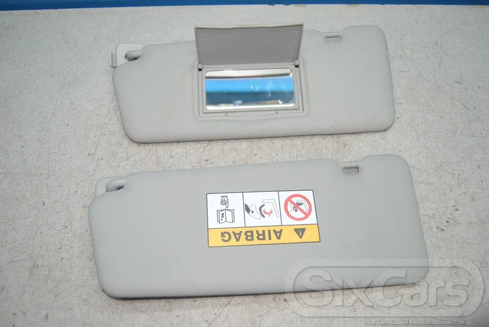 Renault Clio IV 2013 BH 2x Sonnenblende links und rechts - Bild 1