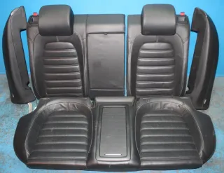 Rücksitz Leder Sitz hinten mit 2x Modul und Sitzheizung VW Passat CC 357 Bj.08 - Bild 1