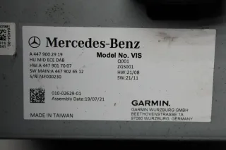 Mercedes Benz W447 Autoradio VIS Media Radio GPS Navi Navigation A4479002919 - Bild 10