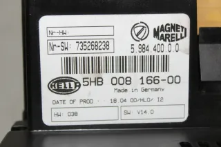 Klimabedienteil Bedienteil Klima Heizung 735268238 Lancia Lybra SW 839 Bj.00 - Bild 4