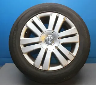 1x Alufelge 7Jx16 ET45 Felge 3C0601025B 215/55 R16 97W VW Passat 3C B6 B7 - Bild 1