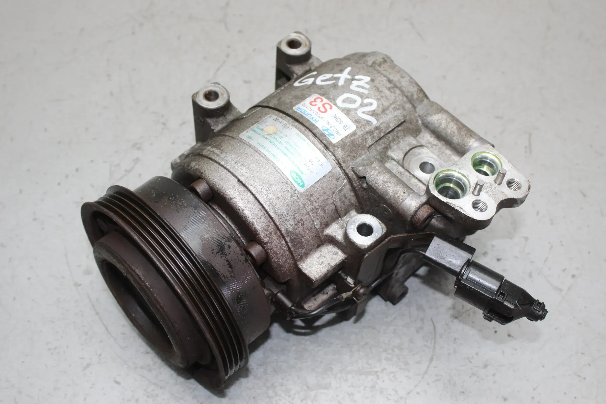 Klimakompressor Kompressor Klimaanlage 97701-1C150 Hyundai Getz 1.3 Bj.02 - Bild 1