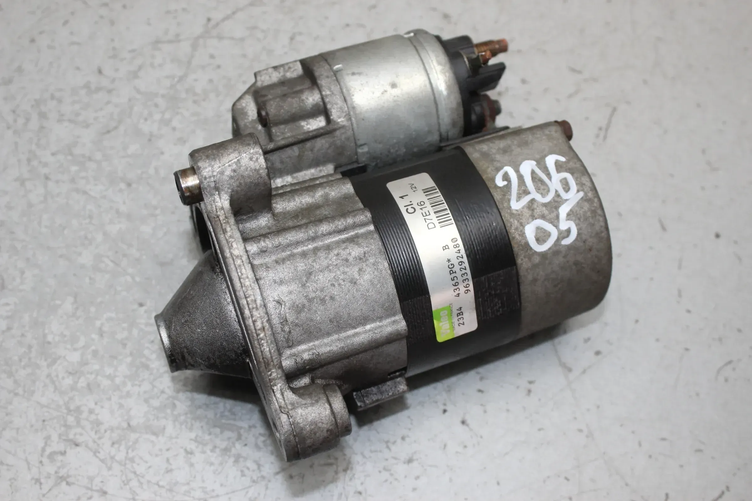 Anlasser Starter 9633292480 Peugeot 206 1.1 Bj.05 - Bild 1