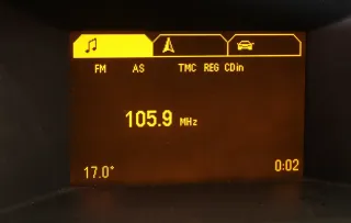 Display Bildschirm Anzeige 13111163 Opel Astra H Bj.04 - Bild 2