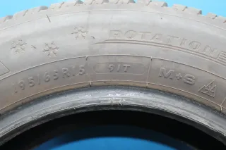 2x Winterreifen Reifen Dunlop Winter Response-2 195/65 R15 91T  8,2 mm DOT 4424 - Bild 7