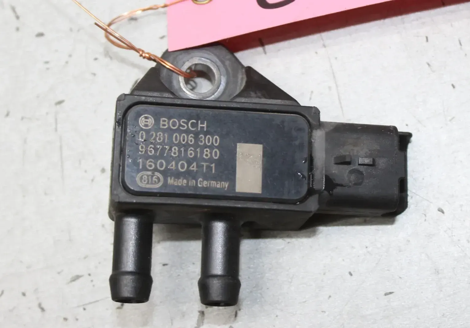 Abgasdrucksensor Differenzdruck Sensor 9677816180 Citroen C4 Picasso II 1.6 HDi - Bild 1