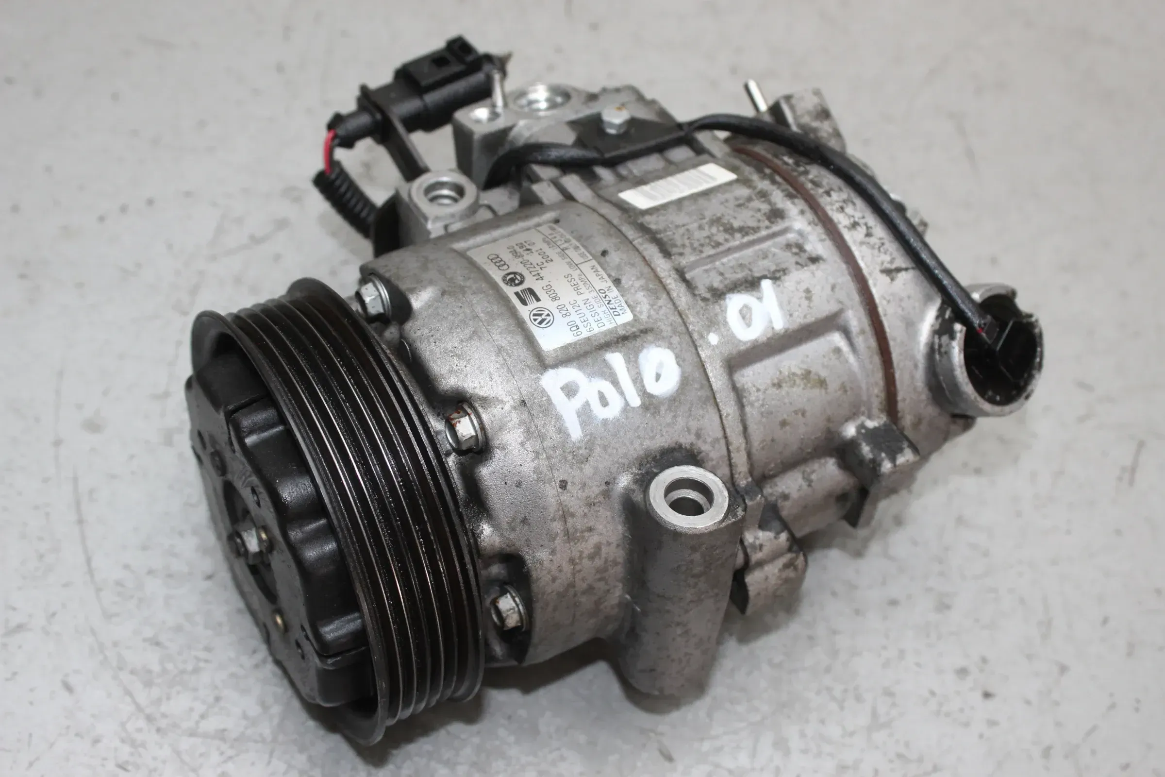 Klimakompressor Klima Kompressor 6Q0820803G, 447220-8940 VW Polo IV 9N 1.2 Bj.01 - Bild 1