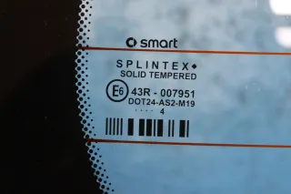 Heckklappe Heckscheibe Kofferraumklappe Silber Smart Forfour 454 Bj.04 - Bild 6