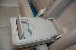 Rücksitzbank Leder Sitz hinten Rücksitz mit Armlehne Peugeot 508 SW I 8E Bj.13 - Bild 5