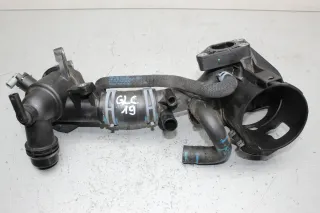 Kühlwasser Leitung Thermostat Gehäuse A6512002700 Mercedes GLC X253 220 D Bj.19 - Bild 1