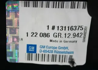 Original GM Blech Abdeckung B-Säule Außen Rechts 13116375 Opel Zafira A Astra G - Bild 2