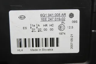 Frontscheinwerfer Scheinwerfer vorne rechts 6Q1941008AR VW Cross Polo 9N3 Bj.07 - Bild 7