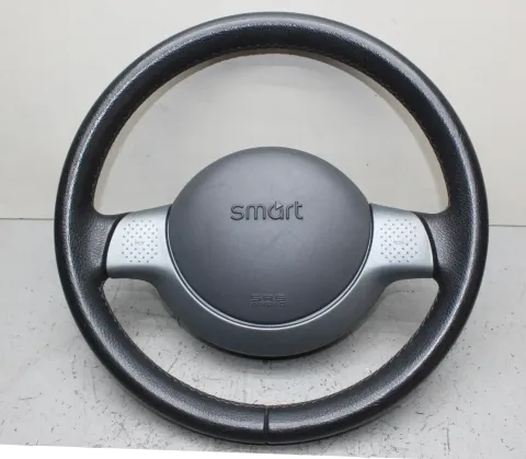 Background image for Leder Lenkrad mit Modul ESP Schleifring 0001296V009 Smart ForTwo 450 MC01 Bj.06