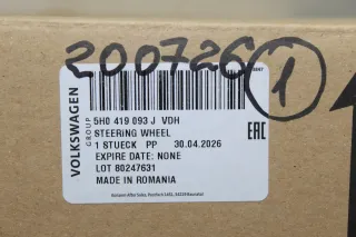 VW Golf 8 VIII Leder Lenkrad 5H0419093, 5H0959542N ohne Anbauteile - Bild 9