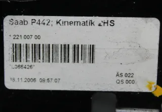 Cabrio Scharnier Verdeck hinten links 122100700 Saab 9-3 YS3F Cabriolet Bj.07 - Bild 5