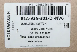 NEU Original Mehrfachschalter Schalter Warnblinkschalter 81A925301D Audi Q2 GA - Bild 2