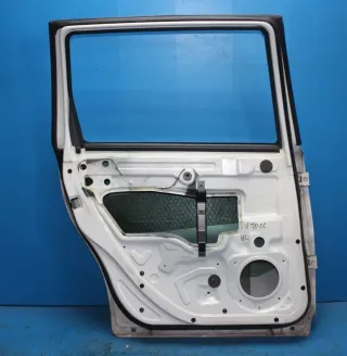 Tür Türscheibe hinten links Weiss Volvo V70 2 II SW Bj.02 - Bild 9