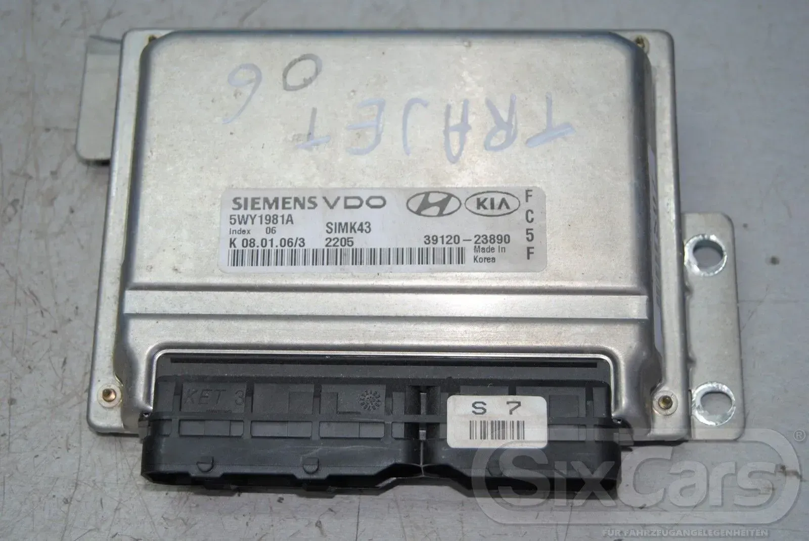 Hyundai Trajet FO 2.0 Motorsteuergerat Steuergerat Siemens VDO 39120-23890 - Bild 1