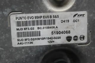 Motorsteuergerät Steuergerät 51904068 Fiat Punto 199 1.3 D Multijet 95 Bj.13 - Bild 2