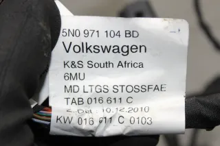 PDC Kabelbaum Einparkhilfe Stoßstange hinten 5N0971104 BD VW Tiguan I 5N Bj.13 - Bild 4