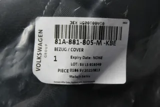 Neu Original Audi Q2 GA Sitzbezug Bezug Sitz vorne links 81A881805M KBE - Bild 10