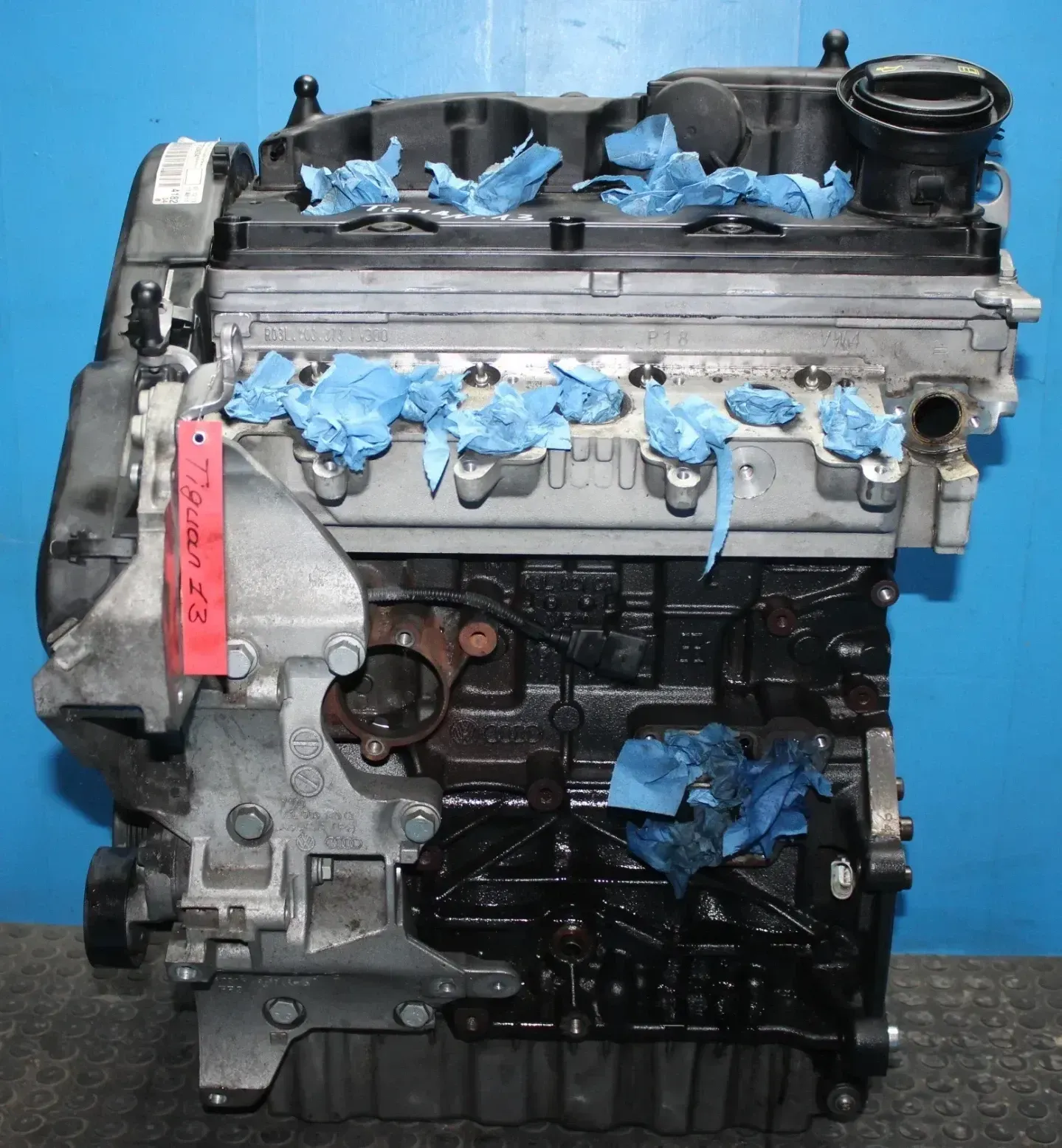 Diesel Motor 130 kW code CFG 03L103373J VW Tiguan I 5N 2.0 TDI 4motion  Bj.13 - Bild 1