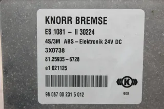 ABS Steuergerät Knorr Bremse Modul 4s/3m 81259356728 MAN L2000 Bj.1998 - Bild 2