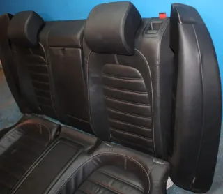 Rücksitz Leder Sitz hinten mit 2x Modul und Sitzheizung VW Passat CC 357 Bj.08 - Bild 6