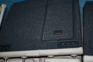 Rücksitzbank Rücksitz Sitz hinten Teilleder Beige Skoda Octavia II 1Z5 Kombi - Bild 12
