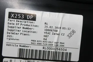 Türverkleidung Türpappe hinten links Mercedes GLC X253 Bj.19 - Bild 9