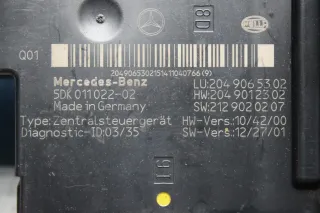 Mercedes Benz W204 Steuergerät Sicherungskasten Zentrallelektrik A2049065302 - Bild 5