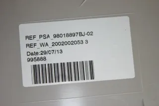 Sonnenblende Rolle oben rechts links 98018897BJ Citroen C4 Grand Picasso II Bj.14 - Bild 7