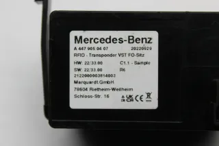 Mercedes Benz W447 RF1D Transponder VST FO Sitz Steuergerät A4479050407 - Bild 3