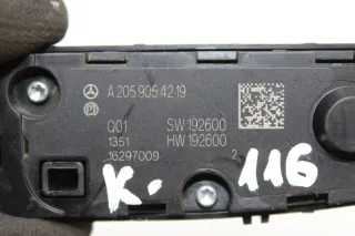 Mercedes Benz W205 Schalterblock Schalter für Bedienfeld rechts A2059054219 - Bild 8