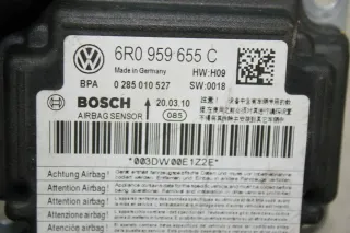 Skoda Fabia 2 II 5J Bj.10 Airbagsteuergerät Airbag Sensor 6R0959655 C 0285010527 - Bild 2