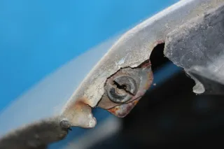 Kotflügel vorne rechts Grau, LR7N VW Touran 1T Bj.08 - Bild 4