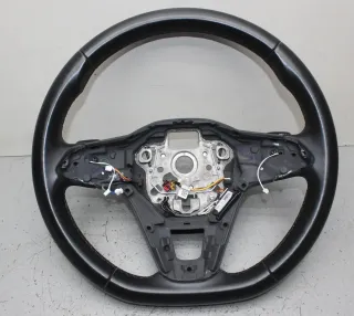 VW Golf 8 VIII Leder Lenkrad Schaltwippen 5H0419093, 5H0959542G ohne Anbauteile - Bild 1