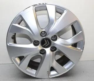 1x Alufelge 6,5Jx16 ET47 LK 5x108 Felge 9677089777 Citroen C4 Picasso II Bj17 (3 - Bild 2