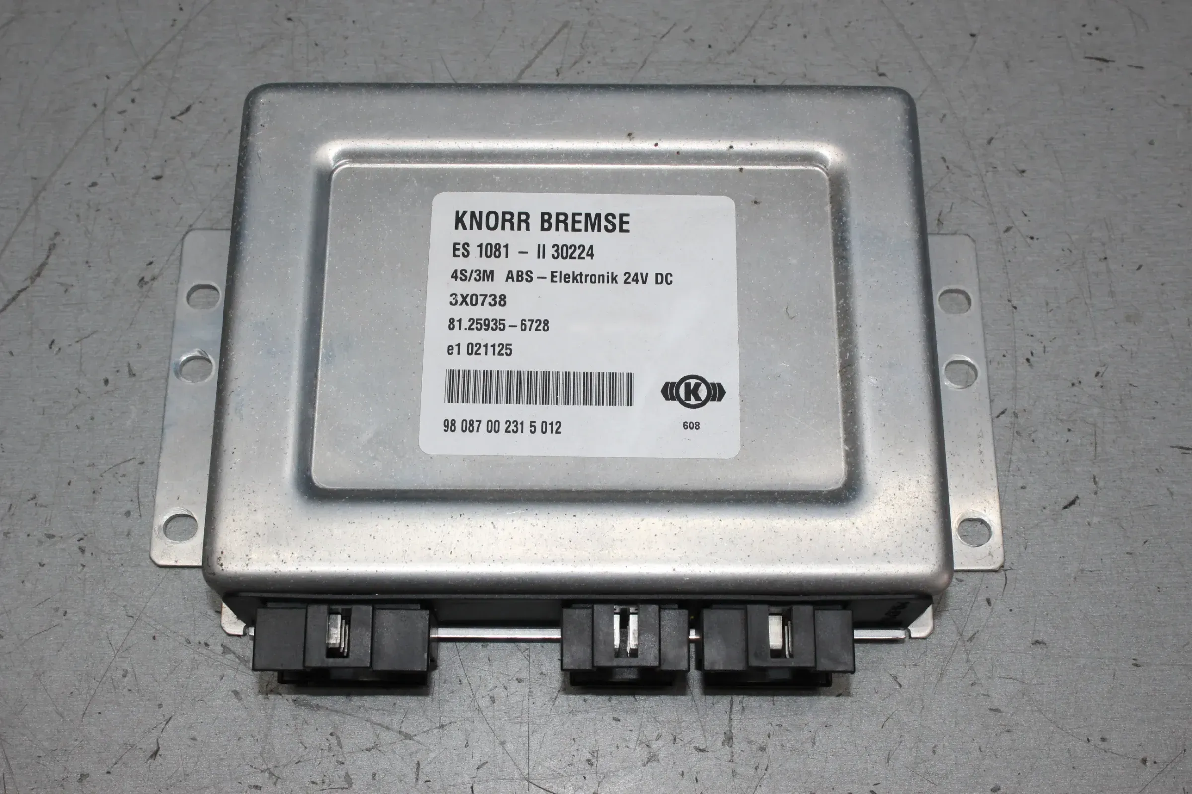 ABS Steuergerät Knorr Bremse Modul 4s/3m 81259356728 MAN L2000 Bj.1998 - Bild 1