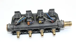 Einspritzleiste 67R-017064 LPG CNG Class 2 Autogas 4-Zylinder AC W02-4 Audi A4 B5 8D 1.8 - Bild 1