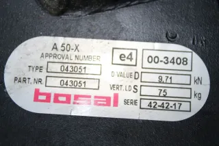 Citroen C4 Picasso I UD Anhängerkupplung AHK bosal A50-X ohne Kugelkopf - Bild 5