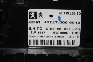 Klimabedienteil Bedienteil Klima Heizung 96715289ZD Citroen C5 III RW Bj.12 - Bild 3
