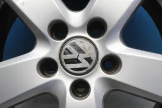 1x Alufelge 16 Zoll 6,5Jx16 ET50 LK 5x112 1T0601025G VW Touran 1T1 1T2 Bj.08 (4) - Bild 3