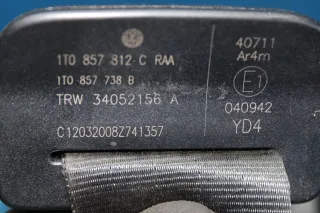 2x Sitz Gurt hinten Kofferraum links rechts 3te Reihe VW Touran 1T1 1T2 Bj.08 - Bild 10