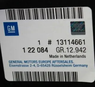 Original Opel GM Abschnittsteil B-Säule Außen Rechts Corsa C F68 - 13114661 - Bild 2