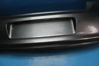 Stoßstange Stoßfänger hinten 6R6807421BK Grau, LD7R VW Polo V 6R Bj.11 - Bild 6
